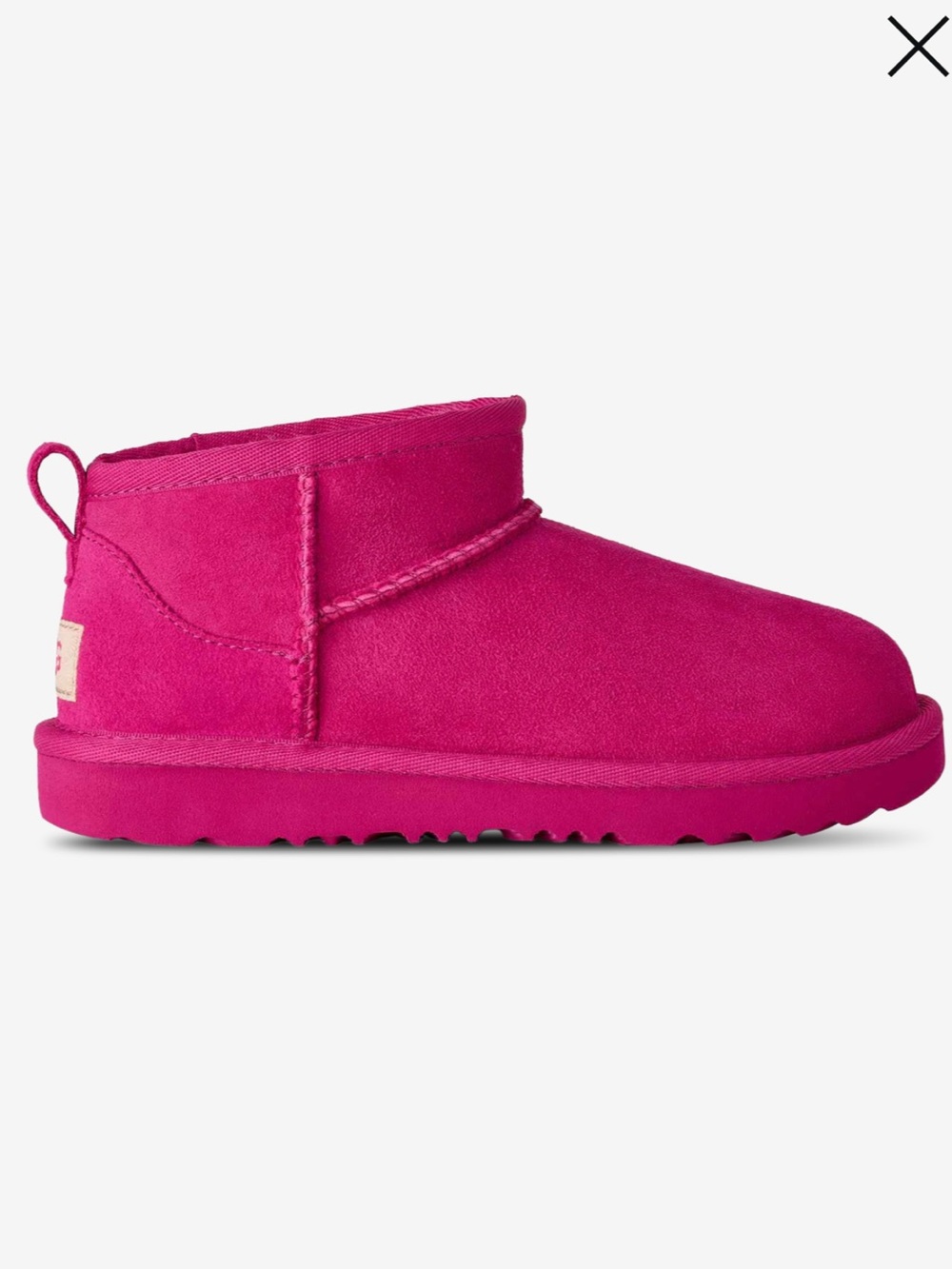 UGG Big Kids Classic Ultra Mini Pink